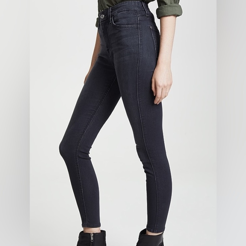 RAG & BONE -  Black High Rise Ankle Skinny Jeans size 30